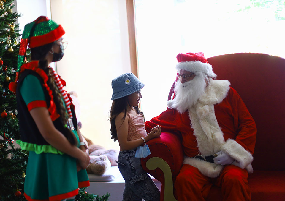 La magia de la Navidad llegó a la Casa de Acogida en la Fundación Guillermo Luksic Craig